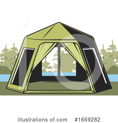 Royalty-Free (RF) Camping Clipart Illustration by Vector Tradition SM - Stock Sample #1669282