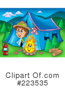 Camping Clipart #223535 by visekart