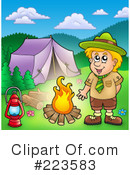 Camping Clipart #223583 by visekart