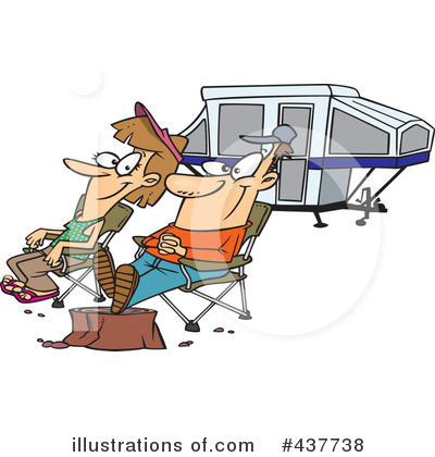 Camping Clipart #437738 by toonaday