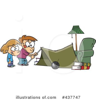 Camping Clipart #437747 by toonaday