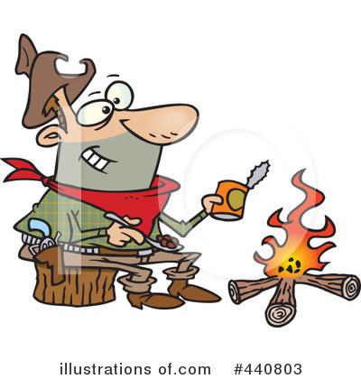 Royalty-Free (RF) Camping Clipart Illustration by toonaday - Stock Sample #440803