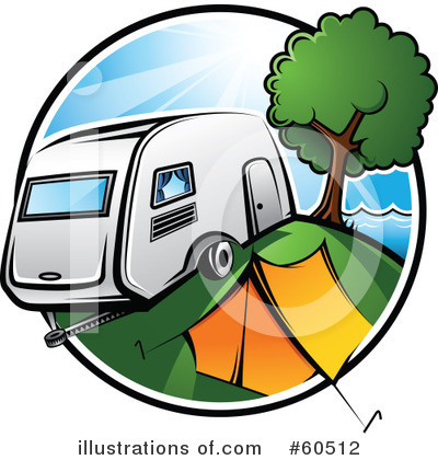 Royalty-Free (RF) Camping Clipart Illustration by TA Images - Stock Sample #60512