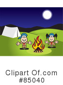 Camping Clipart #85040 by David Rey