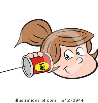 Royalty-Free (RF) Can Phone Clipart Illustration by Johnny Sajem - Stock Sample #1272944