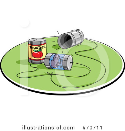 Royalty-Free (RF) Can Phone Clipart Illustration by jtoons - Stock Sample #70711