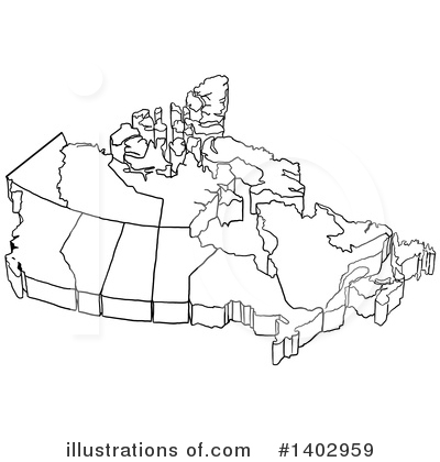 Canada Clipart #1402959 by LaffToon