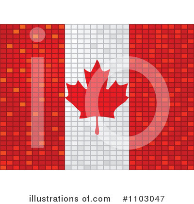 Canadian Flag Clipart #1103047 by Andrei Marincas