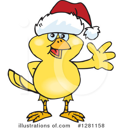 Royalty-Free (RF) Canary Clipart Illustration by Dennis Holmes Designs - Stock Sample #1281158