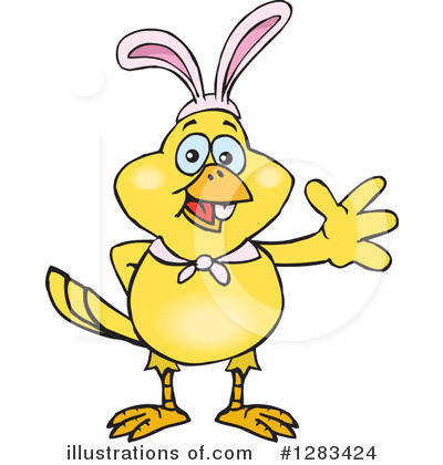 Royalty-Free (RF) Canary Clipart Illustration by Dennis Holmes Designs - Stock Sample #1283424