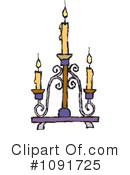 Candle Clipart #1091725 by Steve Klinkel