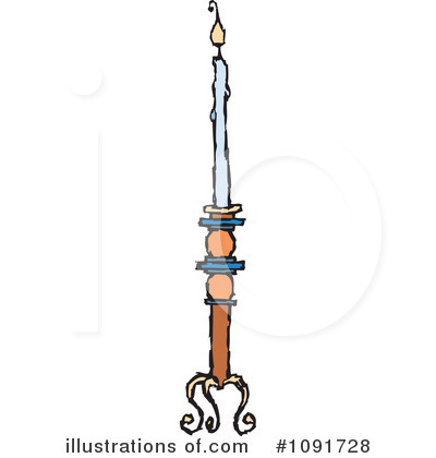 Royalty-Free (RF) Candle Clipart Illustration by Steve Klinkel - Stock Sample #1091728
