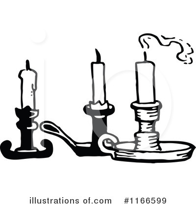 Royalty-Free (RF) Candle Clipart Illustration by Prawny Vintage - Stock Sample #1166599