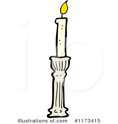 Royalty-Free (RF) Candle Clipart Illustration by lineartestpilot - Stock Sample #1173415