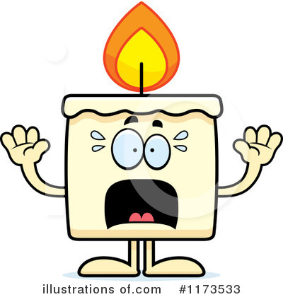 Royalty-Free (RF) Candle Clipart Illustration by Cory Thoman - Stock Sample #1173533