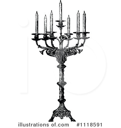Royalty-Free (RF) Candles Clipart Illustration by Prawny Vintage - Stock Sample #1118591
