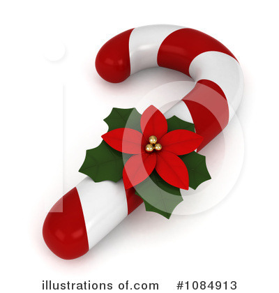 Royalty-Free (RF) Candy Cane Clipart Illustration by BNP Design Studio - Stock Sample #1084913