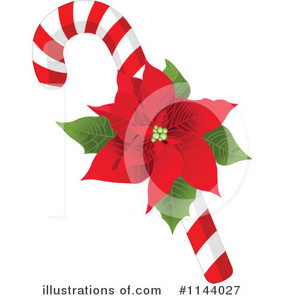Royalty-Free (RF) Candy Cane Clipart Illustration by Pushkin - Stock Sample #1144027