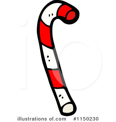Candy Canes Clipart #1150230 by lineartestpilot