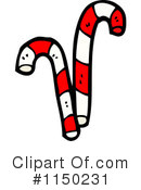 Candy Cane Clipart #1150231 by lineartestpilot