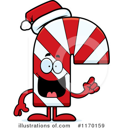 Candy Cane Clipart #1170159 by Cory Thoman