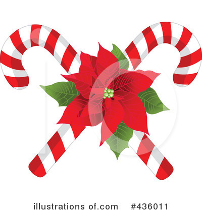 Royalty-Free (RF) Candy Canes Clipart Illustration by Pushkin - Stock Sample #436011