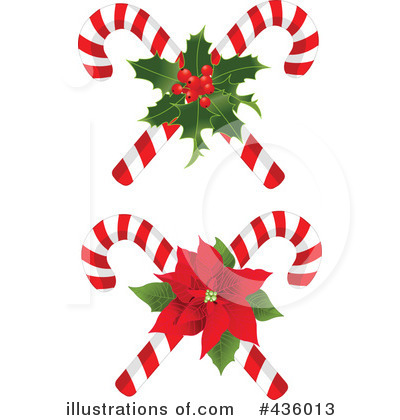 Royalty-Free (RF) Candy Canes Clipart Illustration by Pushkin - Stock Sample #436013