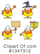 Candy Corn Clipart #1347312 by Hit Toon