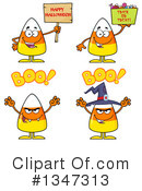 Candy Corn Clipart #1347313 by Hit Toon