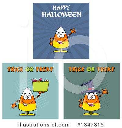 Candy Corn Clipart #1347315 by Hit Toon