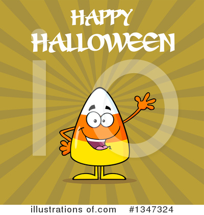 Royalty-Free (RF) Candy Corn Clipart Illustration by Hit Toon - Stock Sample #1347324