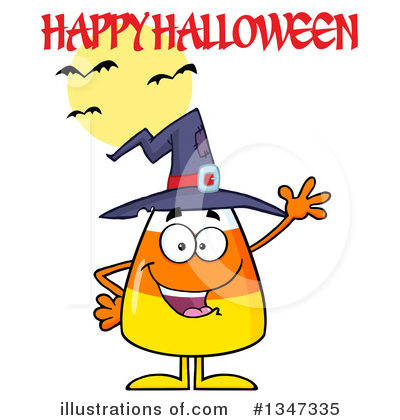 Royalty-Free (RF) Candy Corn Clipart Illustration by Hit Toon - Stock Sample #1347335