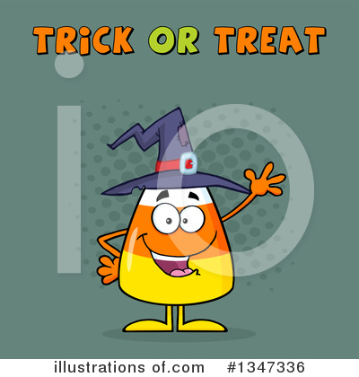 Royalty-Free (RF) Candy Corn Clipart Illustration by Hit Toon - Stock Sample #1347336