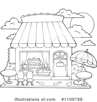 Royalty-Free (RF) Candy Shop Clipart Illustration by visekart - Stock Sample #1100788