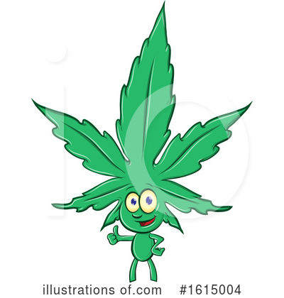 Royalty-Free (RF) Cannabis Clipart Illustration by Domenico Condello - Stock Sample #1615004