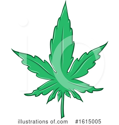 Cannabis Clipart #1615005 by Domenico Condello