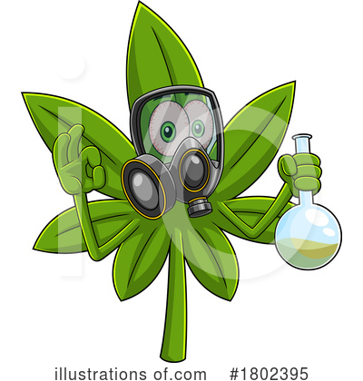 Royalty-Free (RF) Cannabis Clipart Illustration by Hit Toon - Stock Sample #1802395