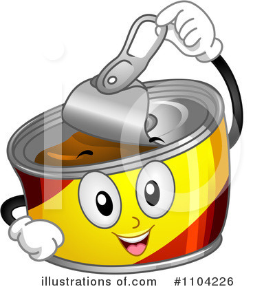 Royalty-Free (RF) Canned Food Clipart Illustration by BNP Design Studio - Stock Sample #1104226