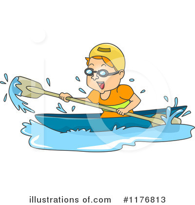 Royalty-Free (RF) Canoeing Clipart Illustration by BNP Design Studio - Stock Sample #1176813