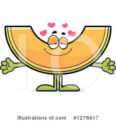 Royalty-Free (RF) Cantaloupe Clipart Illustration by Cory Thoman - Stock Sample #1276617