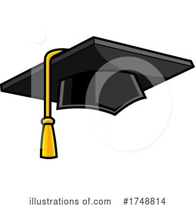 Graduation Cap Clipart #1748814 by Hit Toon