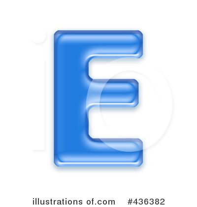 Royalty-Free (RF) Capital Blue Letter Clipart Illustration by chrisroll - Stock Sample #436382