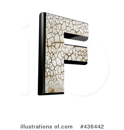 Royalty-Free (RF) Capital Cracked Earth Letter Clipart Illustration by chrisroll - Stock Sample #436442