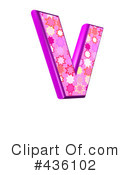 Capital Pink Burst Letter Clipart #436102 by chrisroll