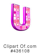 Capital Pink Burst Letter Clipart #436108 by chrisroll