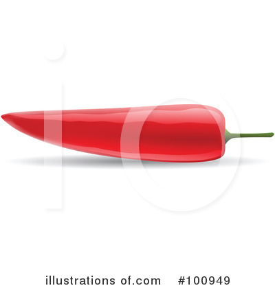 Royalty-Free (RF) Capsicum Clipart Illustration by cidepix - Stock Sample #100949