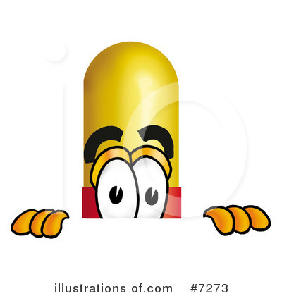 Royalty-Free (RF) Capsule Clipart Illustration by Mascot Junction - Stock Sample #7273