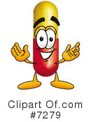 Capsule Clipart #7279 by Mascot Junction