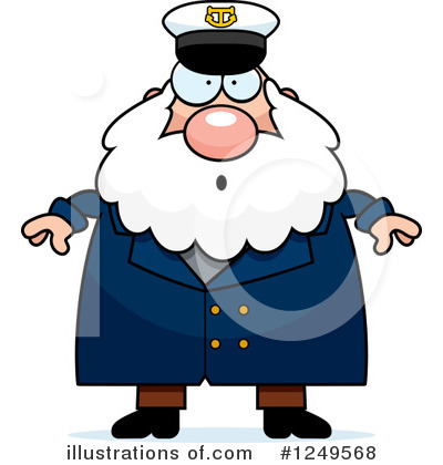 Royalty-Free (RF) Captain Clipart Illustration by Cory Thoman - Stock Sample #1249568