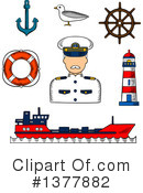 Captain Clipart #1377882 by Vector Tradition SM